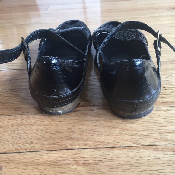 Frye Emma Patent Leather Ankle Strap Sandal sz9 - Picture 7 of 8